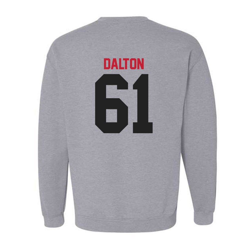 Ball State - NCAA Football : Luke Dalton - Crewneck Sweatshirt-1