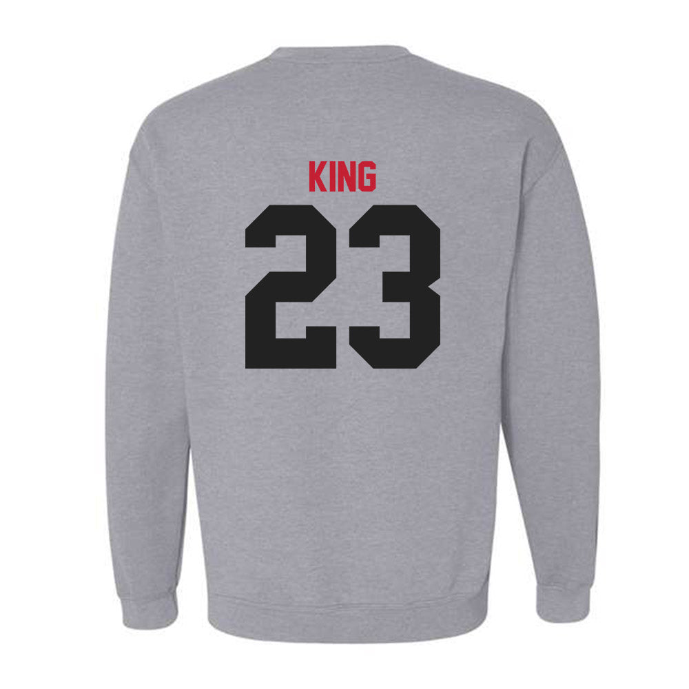 - NCAA Baseball : Houston King - Crewneck Sweatshirt-1