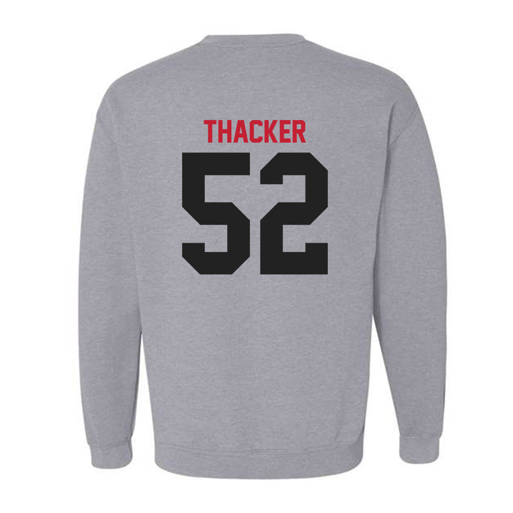 Ball State - NCAA Football : Michael Thacker - Crewneck Sweatshirt-1