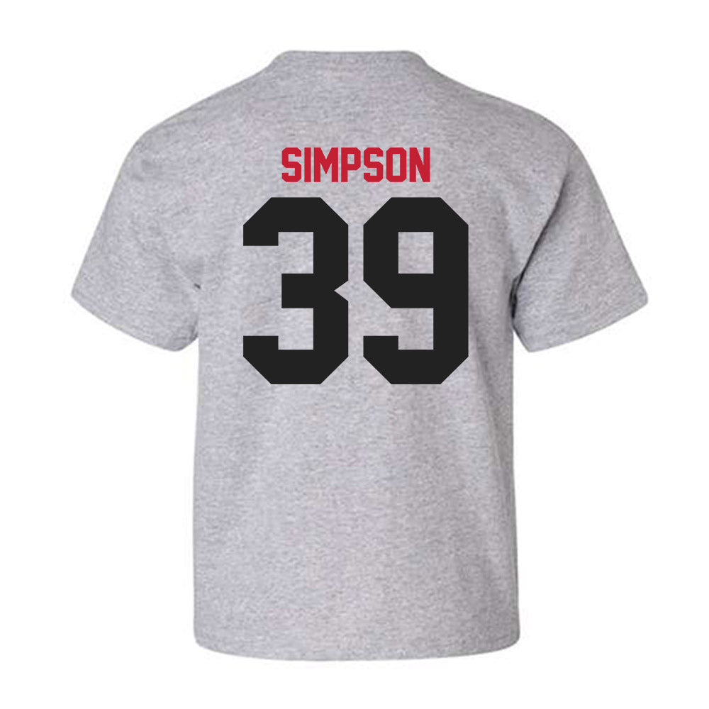 Ball State - NCAA Football : Zavier Simpson - Youth T-Shirt-1