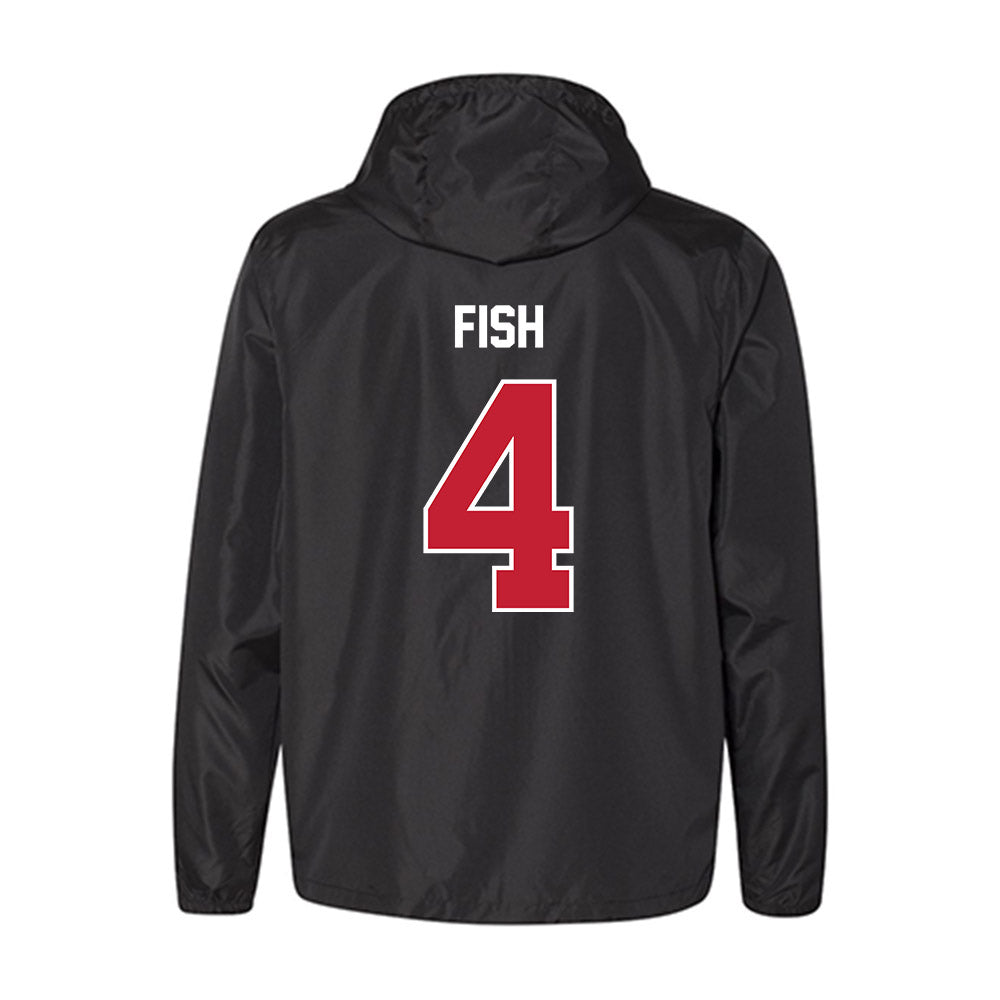 Ball State - NCAA Men's Basketball : Kayden Fish - Windbreaker-1