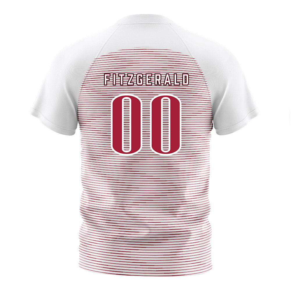 St. Joe's - NCAA Men's Soccer : Carter Fitzgerald - White Soccer Jersey-1