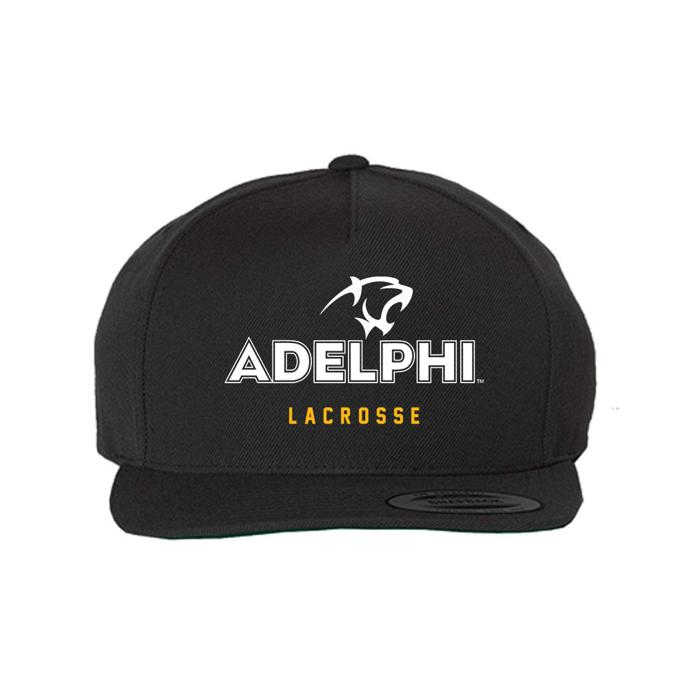 Adelphi - NCAA Men's Lacrosse : Tommy Gentile - Snapback Hat-0