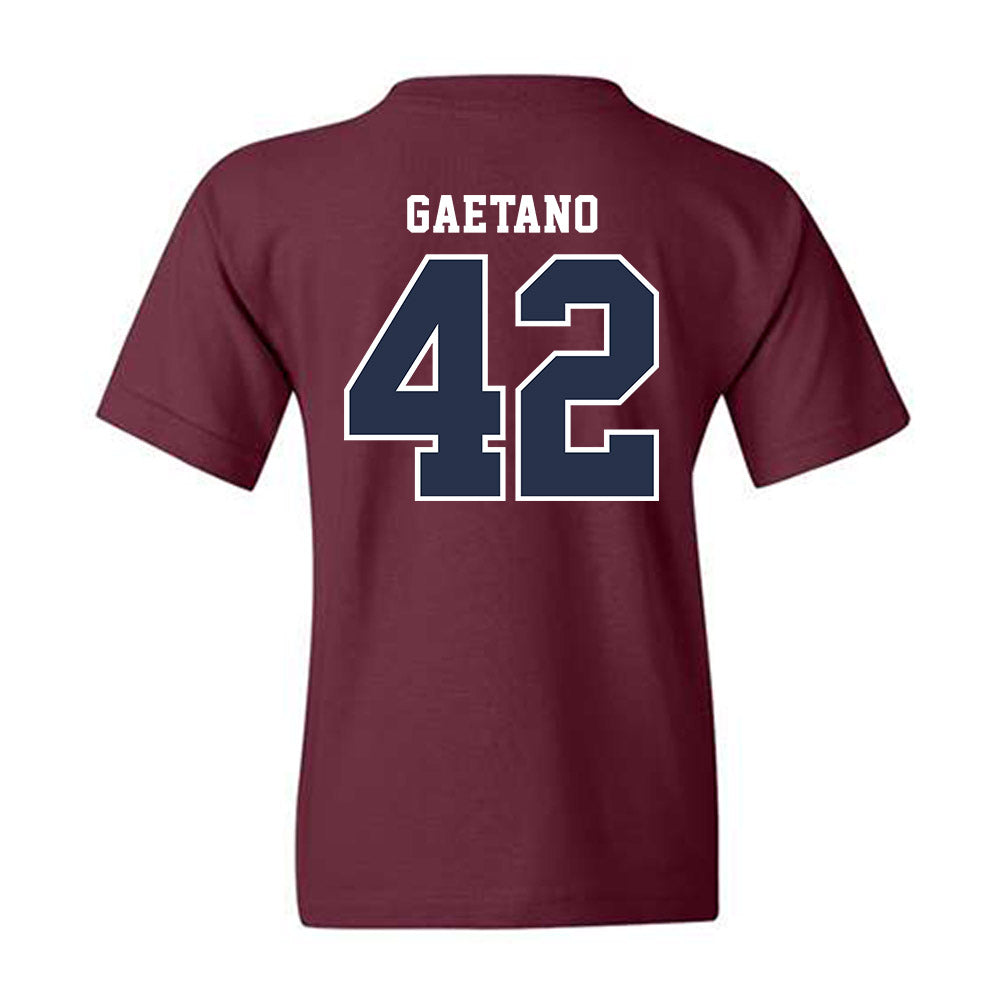 FDU - NCAA Baseball : Tyler Gaetano - Classic Shersey Youth T-Shirt-1
