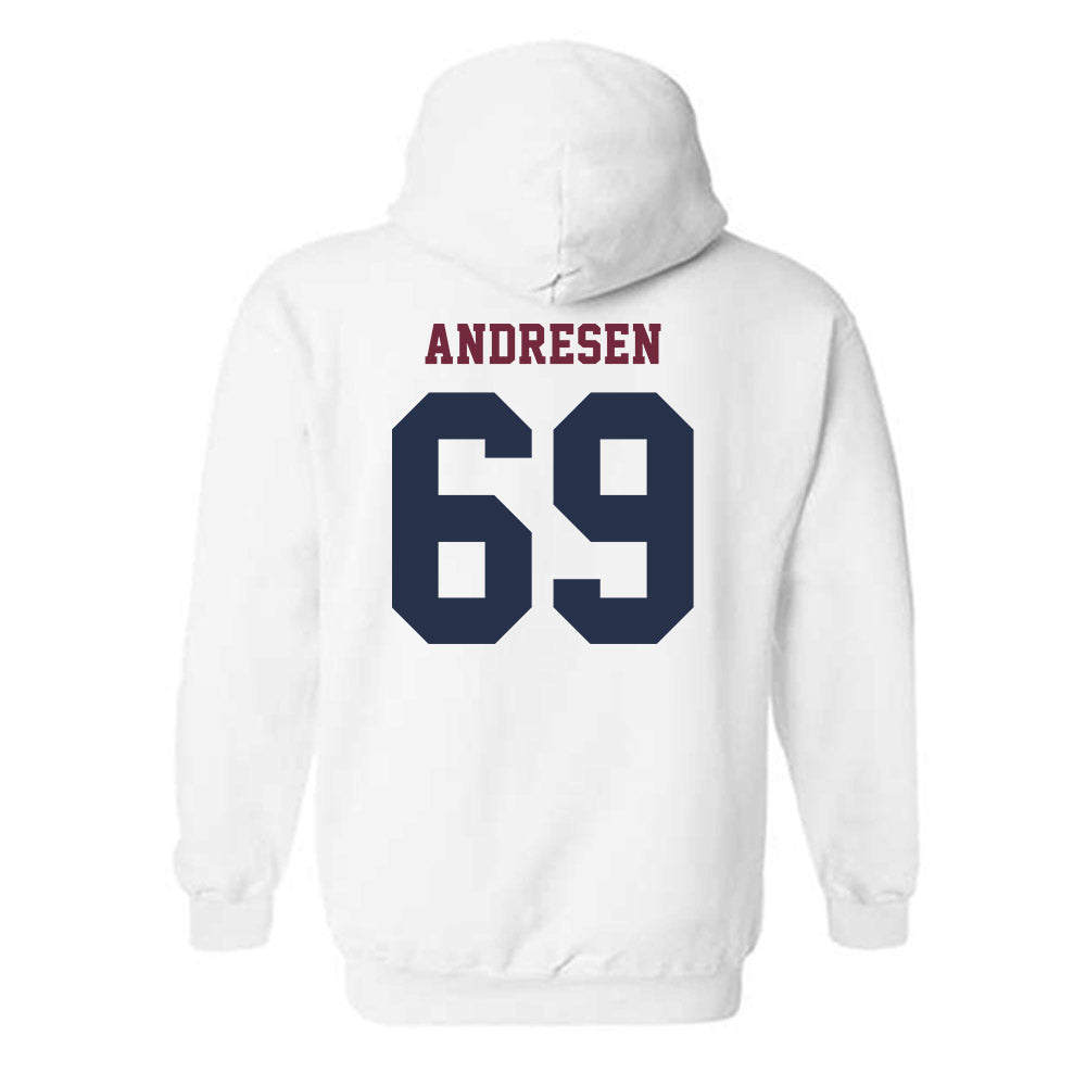 FDU - NCAA Men's Tennis : Jaden Andresen - Hooded Sweatshirt-1