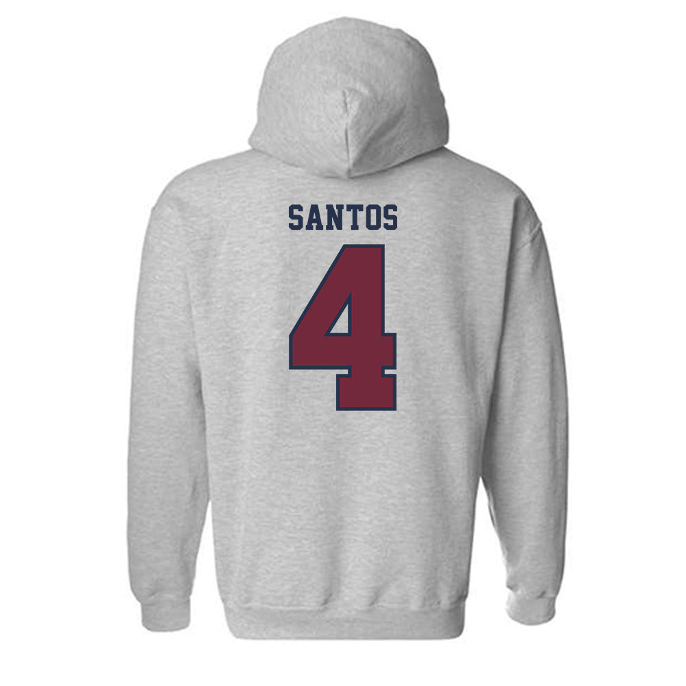 FDU - NCAA Baseball : Aaron Santos - Hooded Sweatshirt-1