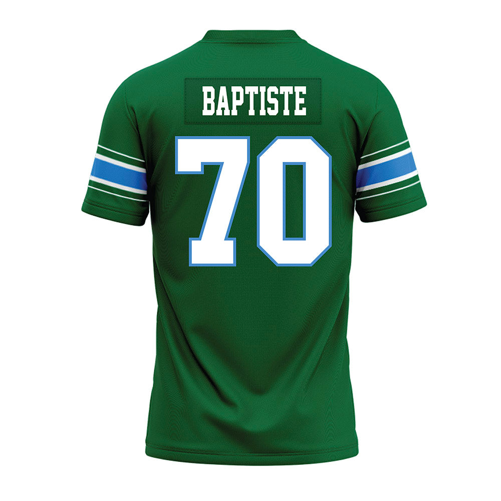 Tulane - NCAA Football : Juelz Baptiste - Green Premium Football Jersey-1