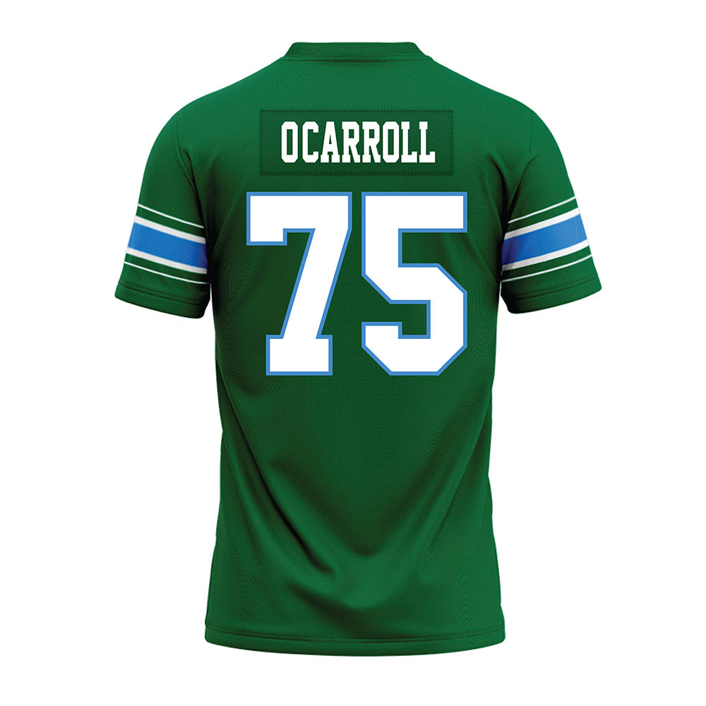 Tulane - NCAA Football : Colin O'Carroll - Green Premium Football Jersey