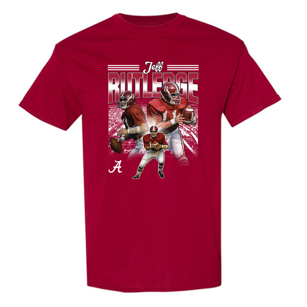 Alabama - Football Alumni : Jeff Rutledge - Player Collage T-Shirt