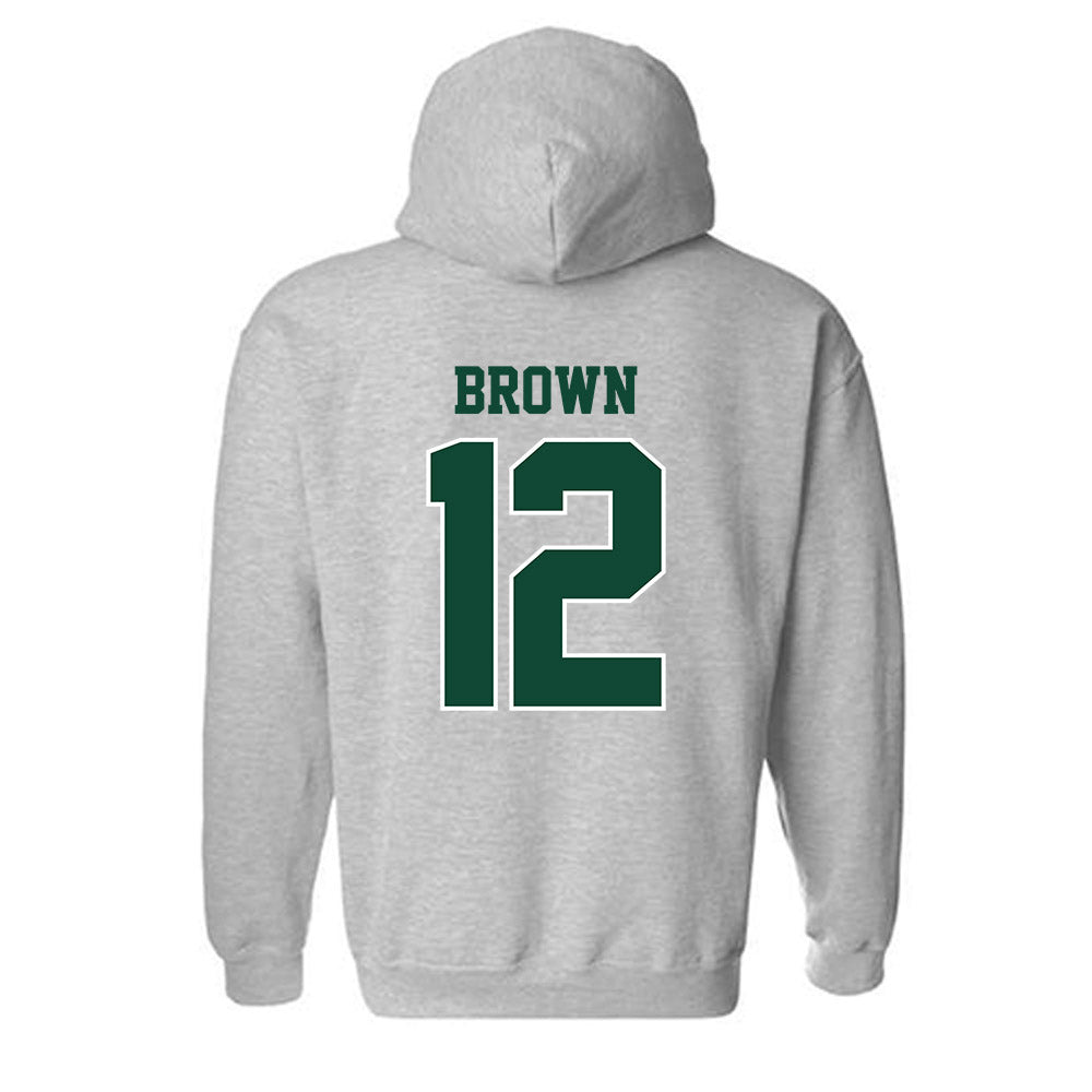 Portland State - NCAA Women's Basketball : Kyleigh Brown - Classic Shersey Hooded Sweatshirt-1