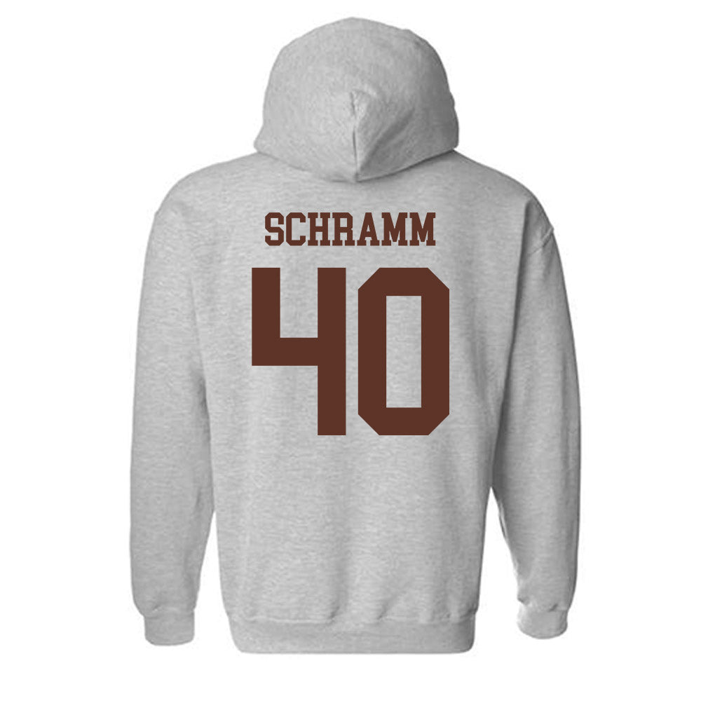 Quincy - NCAA Men's Soccer : Ben Schramm - Classic Shersey Hooded Sweatshirt-1
