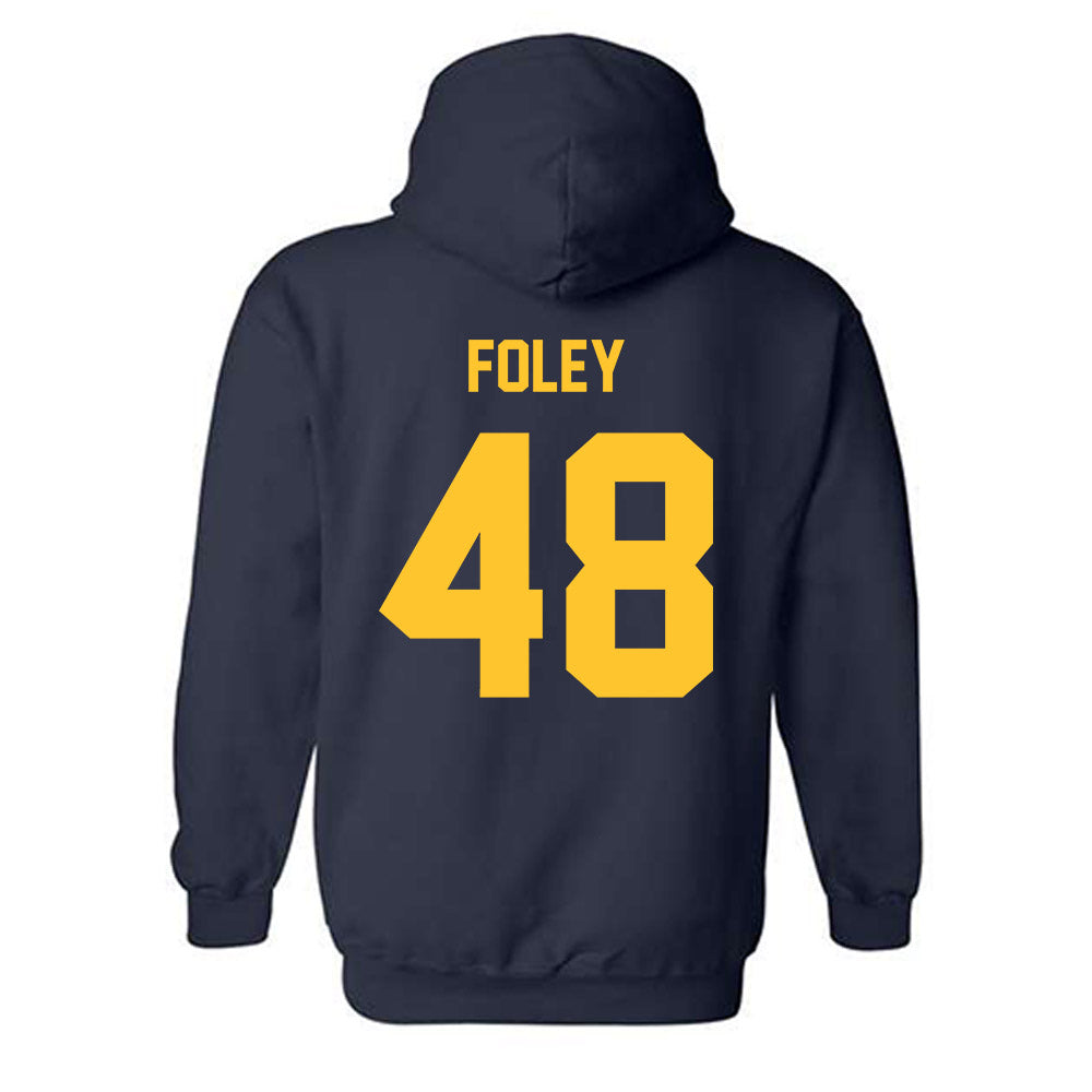 UC Berkeley - NCAA Baseball : Ethan Foley - Sports Shersey Hooded Sweatshirt-1