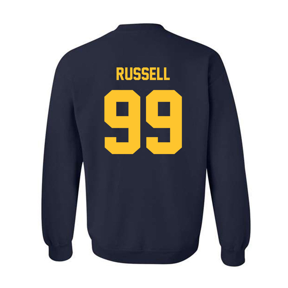 UC Berkeley - NCAA Baseball : Duncan Russell - Sports Shersey Crewneck Sweatshirt-1