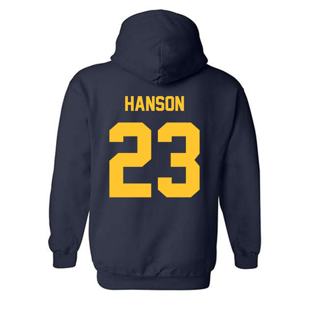 UC Berkeley - NCAA Baseball : Joshua Hanson - Sports Shersey Hooded Sweatshirt-1