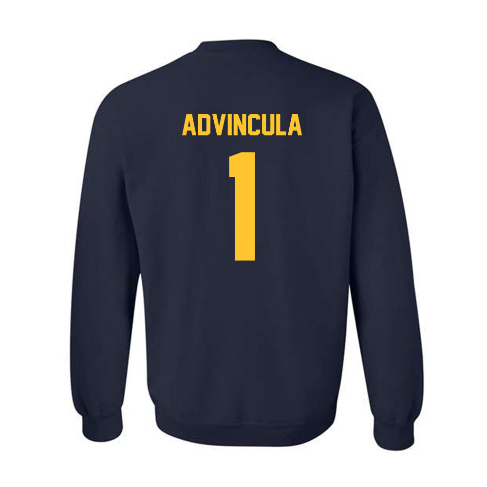 UC Berkeley - NCAA Baseball : Jarren Advincula - Sports Shersey Crewneck Sweatshirt