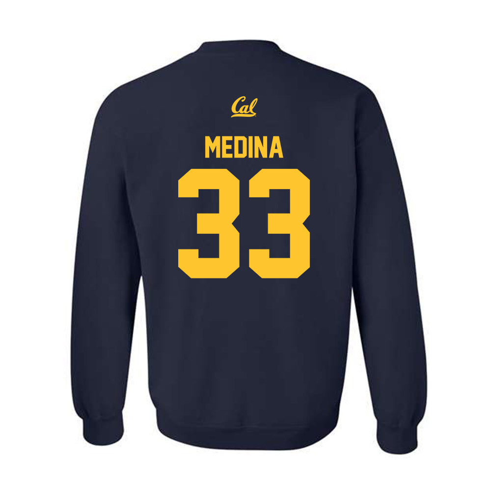 UC Berkeley - NCAA Softball : Holly Medina - Sports Shersey Crewneck Sweatshirt-1