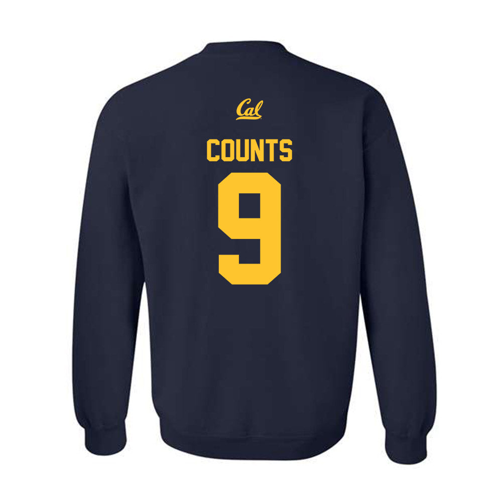 UC Berkeley - NCAA Softball : Kayli Counts - Sports Shersey Crewneck Sweatshirt-1