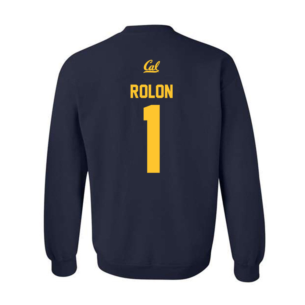 UC Berkeley - NCAA Softball : Sophia Rolon - Sports Shersey Crewneck Sweatshirt-1