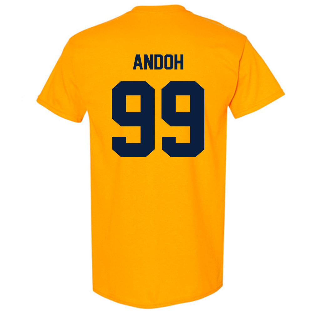 UC Berkeley - NCAA Men's Soccer : Zack Andoh - Sports Shersey T-Shirt-1