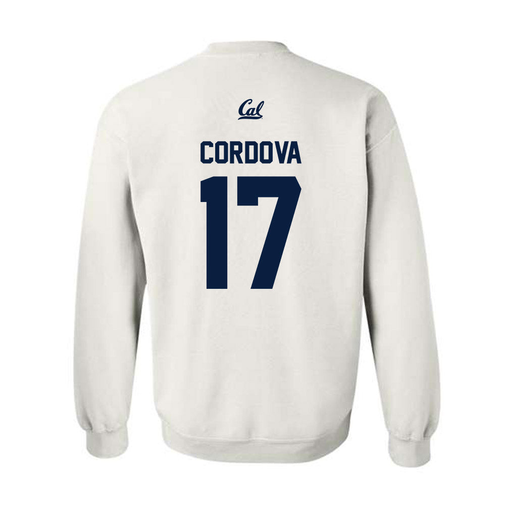 UC Berkeley - NCAA Men's Soccer : Cesar Cordova - Sports Shersey Crewneck Sweatshirt-1