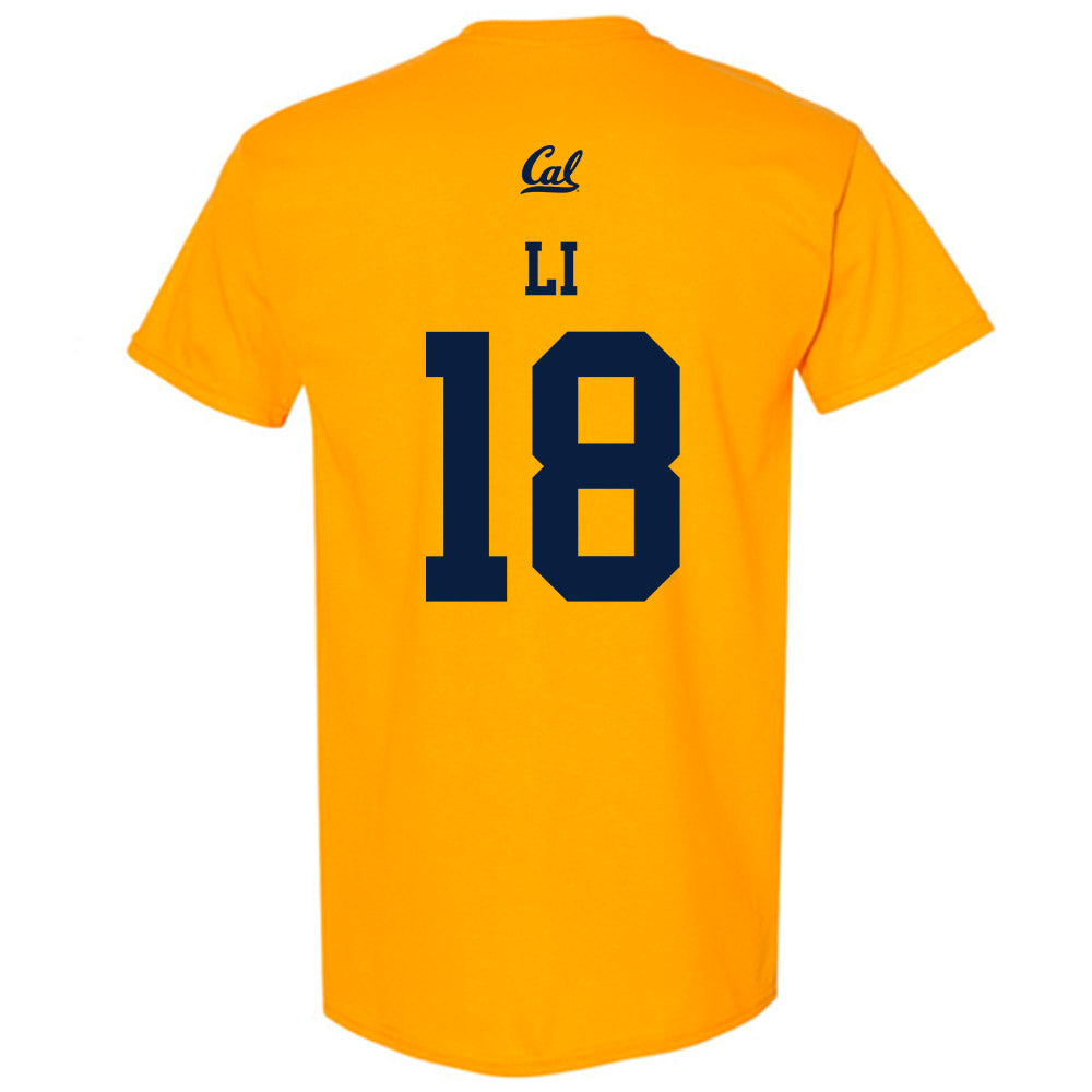 UC Berkeley - NCAA Women's Volleyball : Ashley Li - Sports Shersey T-Shirt-1