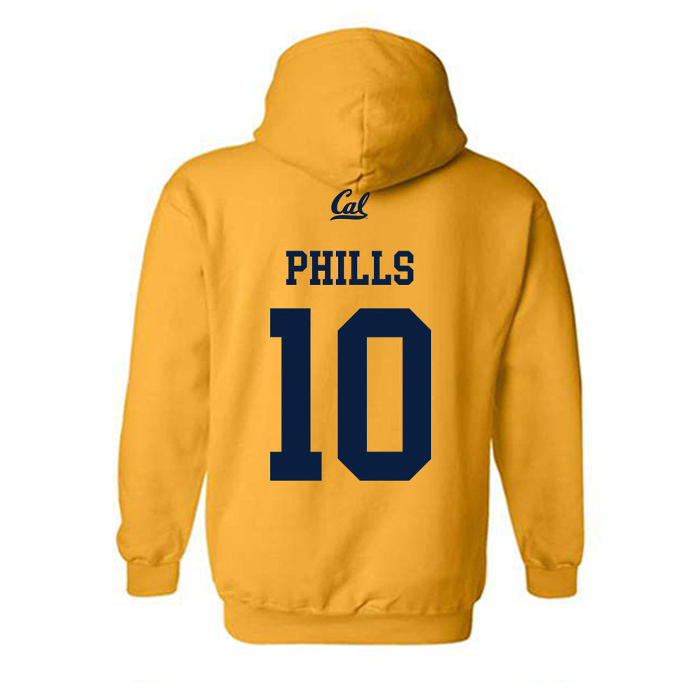 UC Berkeley - NCAA Women's Volleyball : Dominique Phills - Sports Shersey Hooded Sweatshirt-1