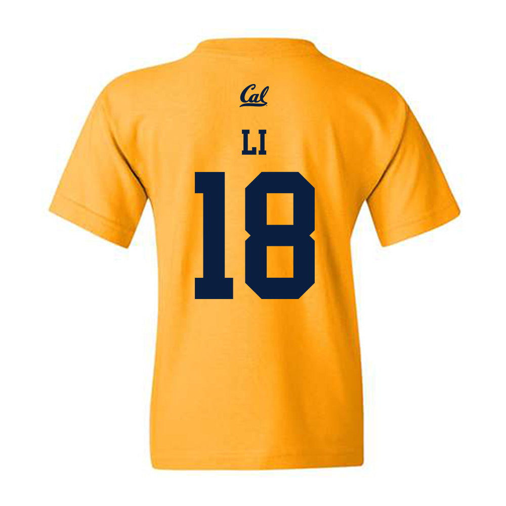UC Berkeley - NCAA Women's Volleyball : Ashley Li - Sports Shersey Youth T-Shirt-1
