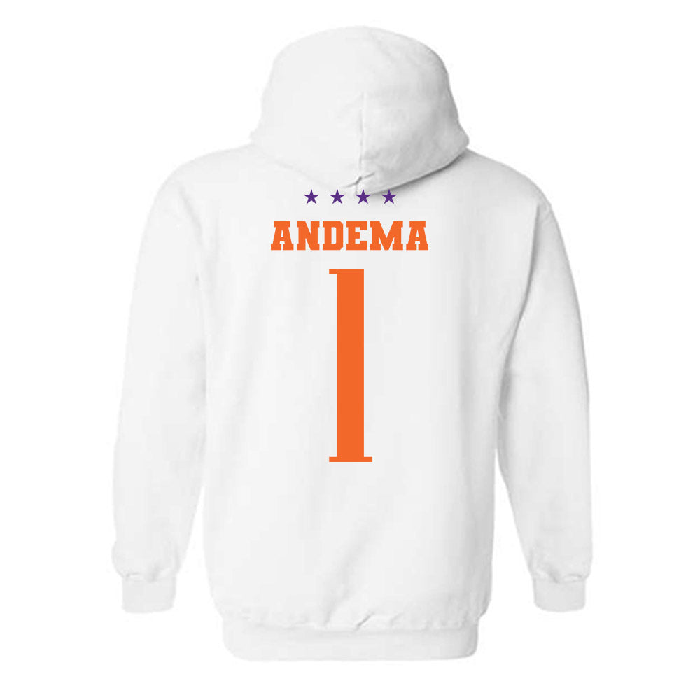 Clemson - NCAA Men's Soccer : Joseph Andema - Hooded Sweatshirt-1