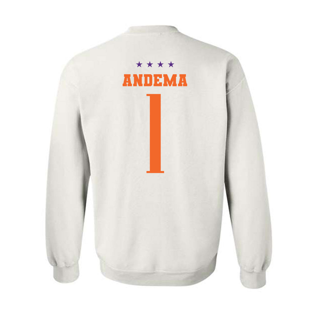 Clemson - NCAA Men's Soccer : Joseph Andema - Crewneck Sweatshirt-1