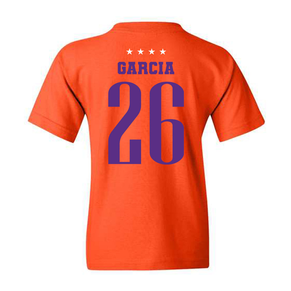Clemson - NCAA Men's Soccer : Marco Garcia - Youth T-Shirt