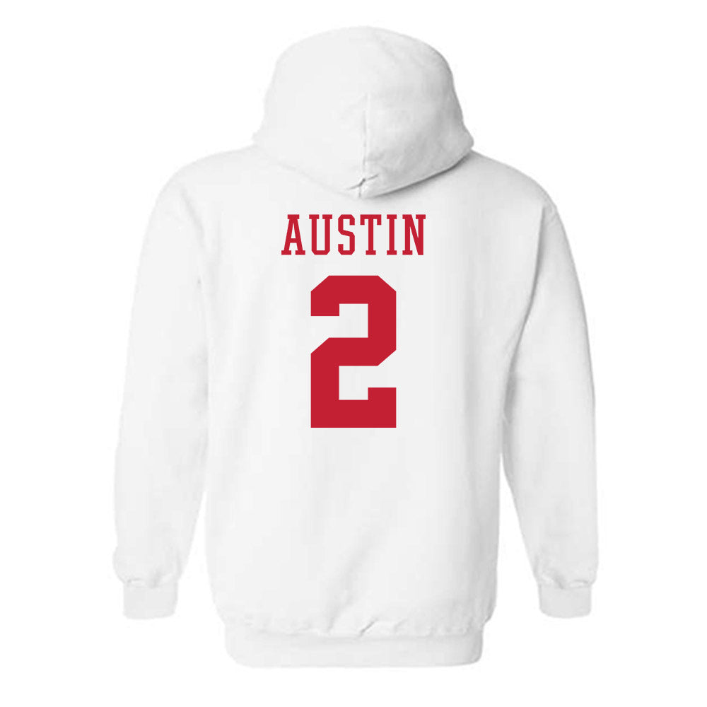 Arizona - NCAA Football : Daylen Austin - Sports Shersey Hooded Sweatshirt-1