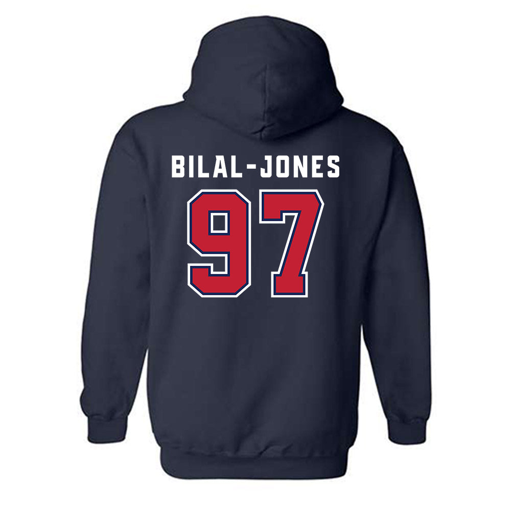 Arizona - NCAA Football : Kaleb Bilal-Jones - Sports Shersey Hooded Sweatshirt-1