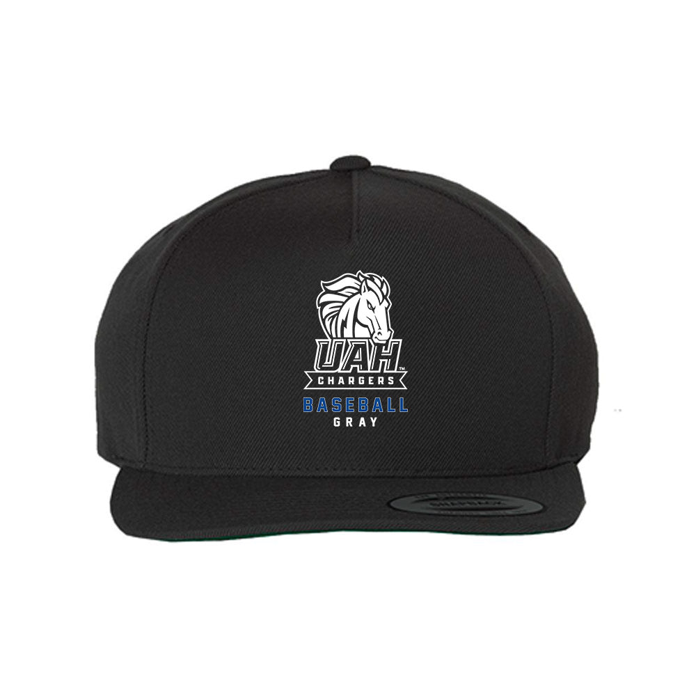 UAH - NCAA Baseball : Jase Gray - Snapback Hat-0