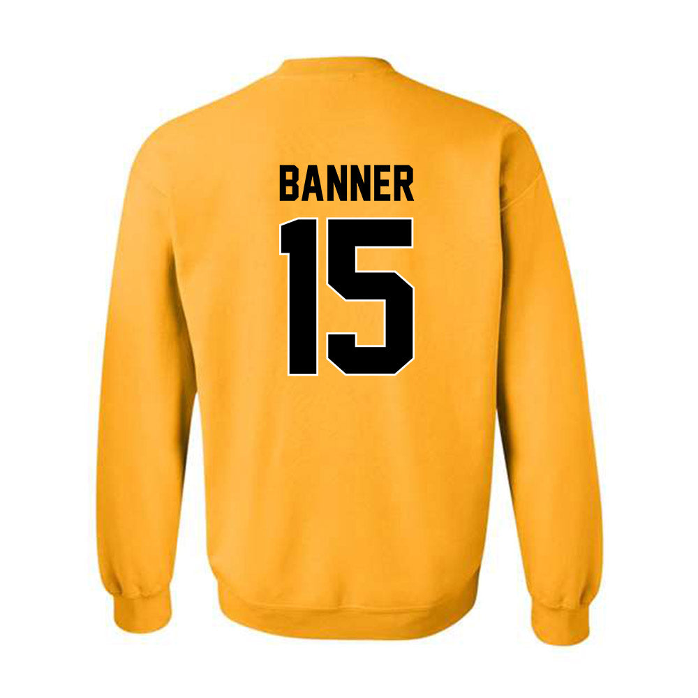 Missouri - NCAA Football : Santana Banner - STP Gold Crewneck Sweatshirt-1