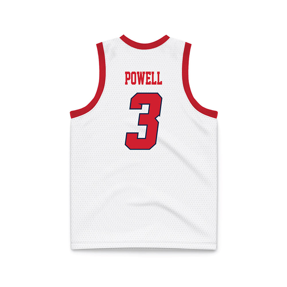 Fresno State - NCAA Women's Basketball : Danae Powell - White Basketball Jersey