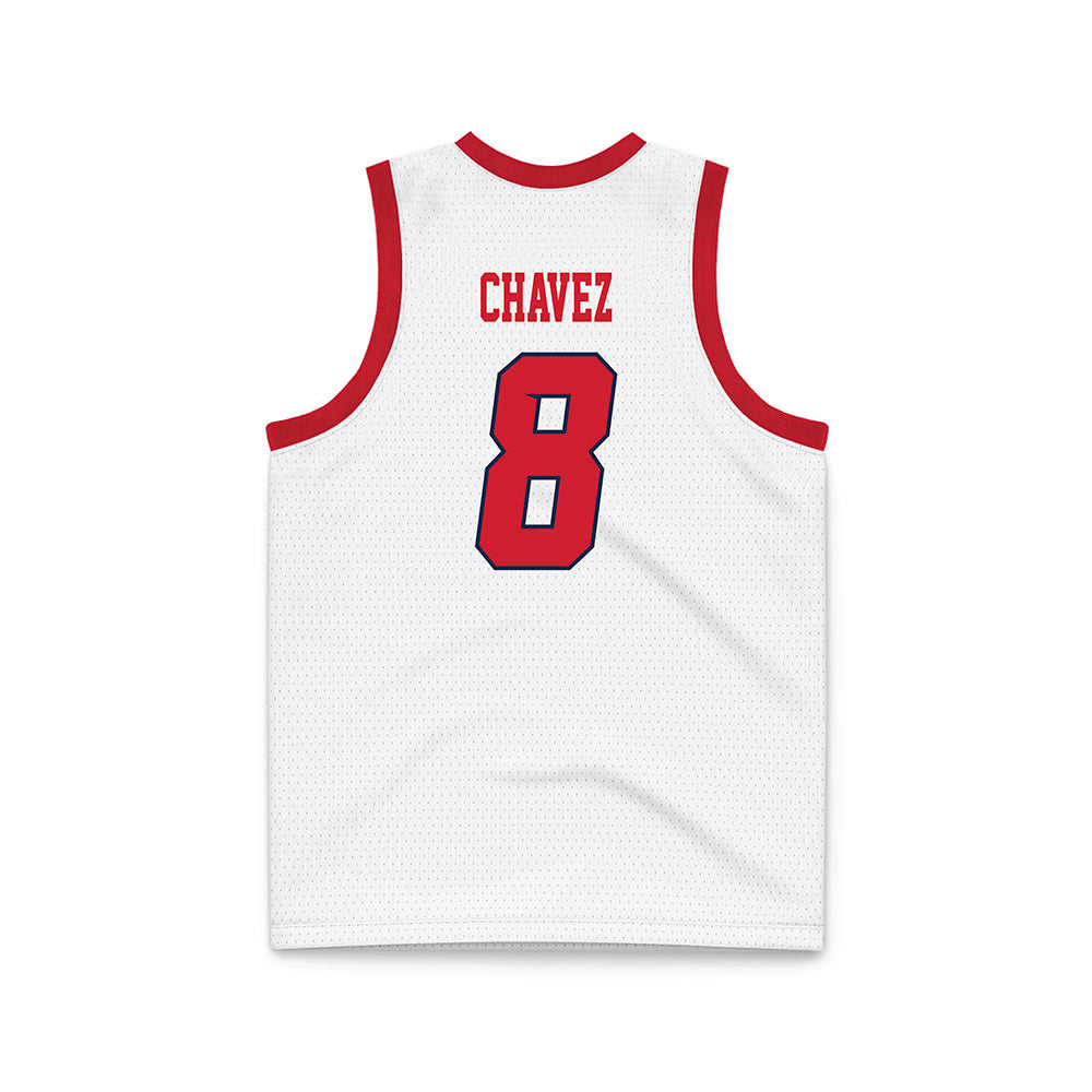 Fresno State - NCAA Women's Basketball : Morelia Chavez - White Basketball Jersey-1