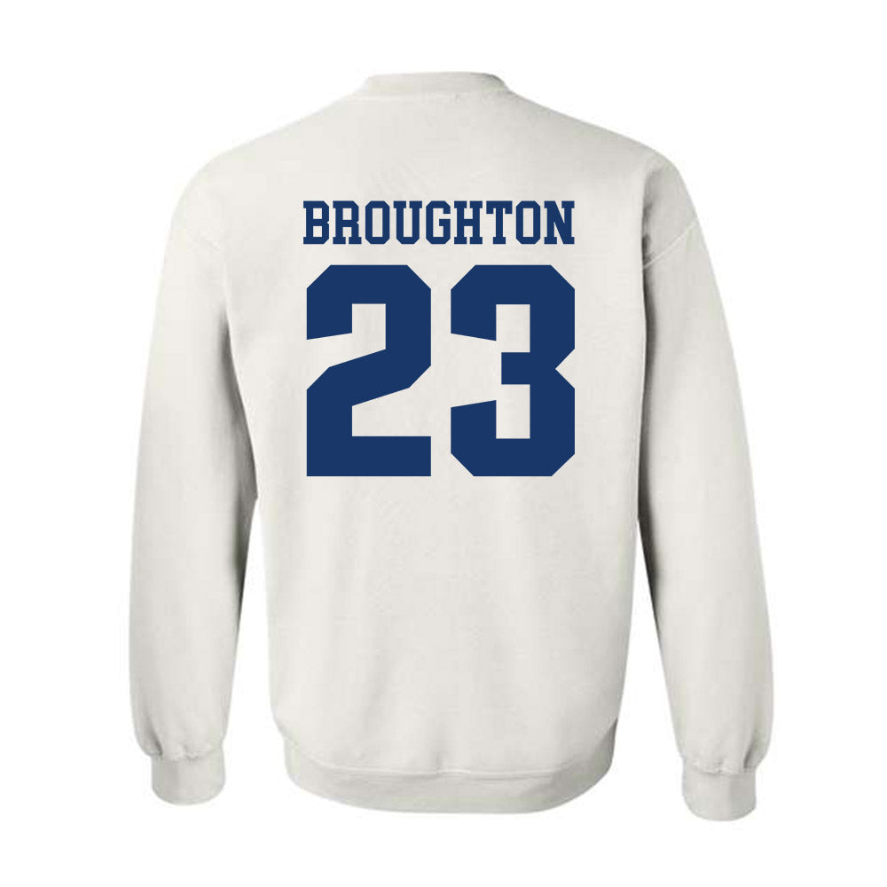 Francis Marion - NCAA Men's Basketball : Jaden Broughton - Classic Shersey Crewneck Sweatshirt-1