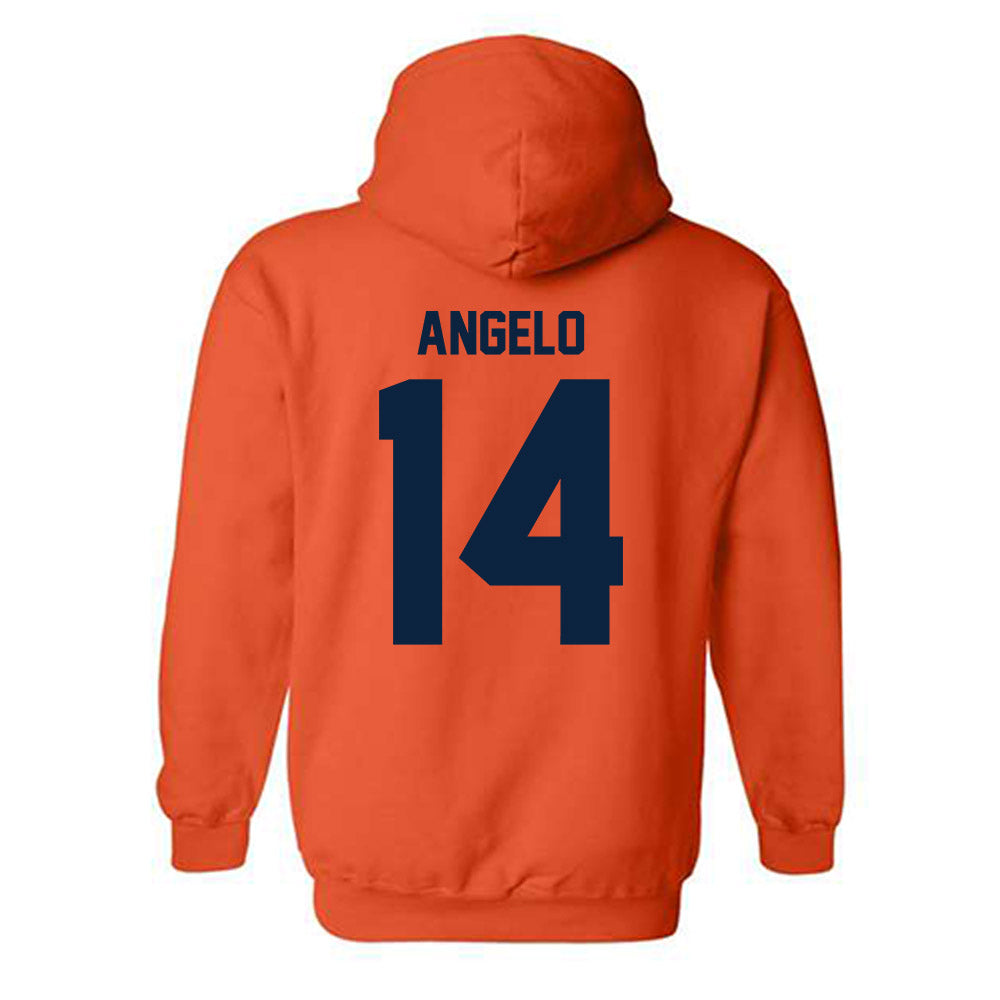 Syracuse - NCAA Men's Lacrosse : Drew Angelo - Classic Shersey Hooded Sweatshirt-1