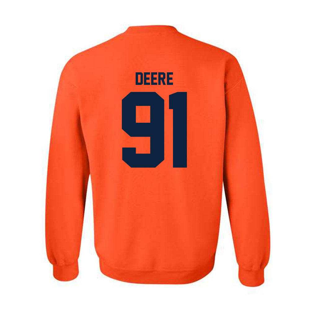 Syracuse - NCAA Men's Lacrosse : Trey Deere - Classic Shersey Crewneck Sweatshirt-1