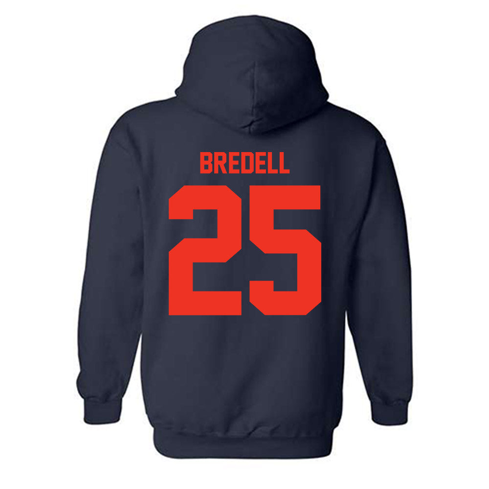 Syracuse - NCAA Football : Ziyyon Bredell - Classic Shersey Hooded Sweatshirt-1