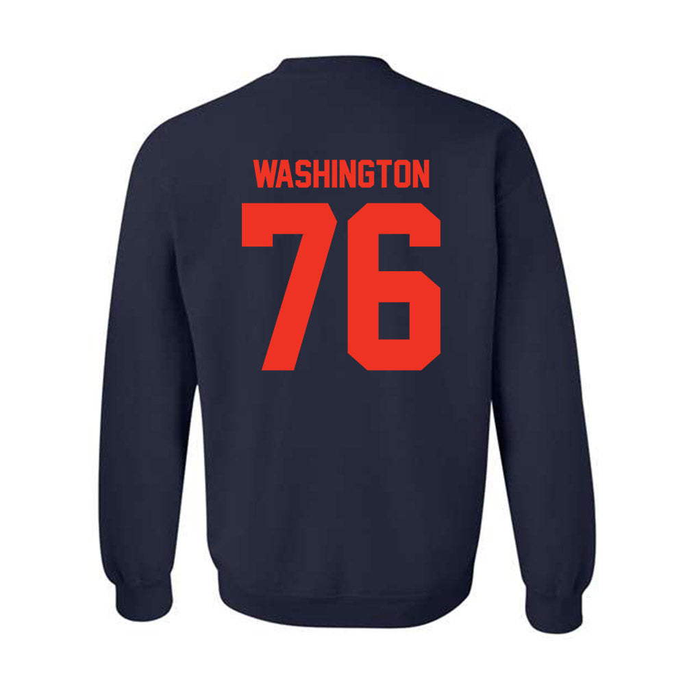 Syracuse - NCAA Football : Byron Washington - Classic Shersey Crewneck Sweatshirt-1