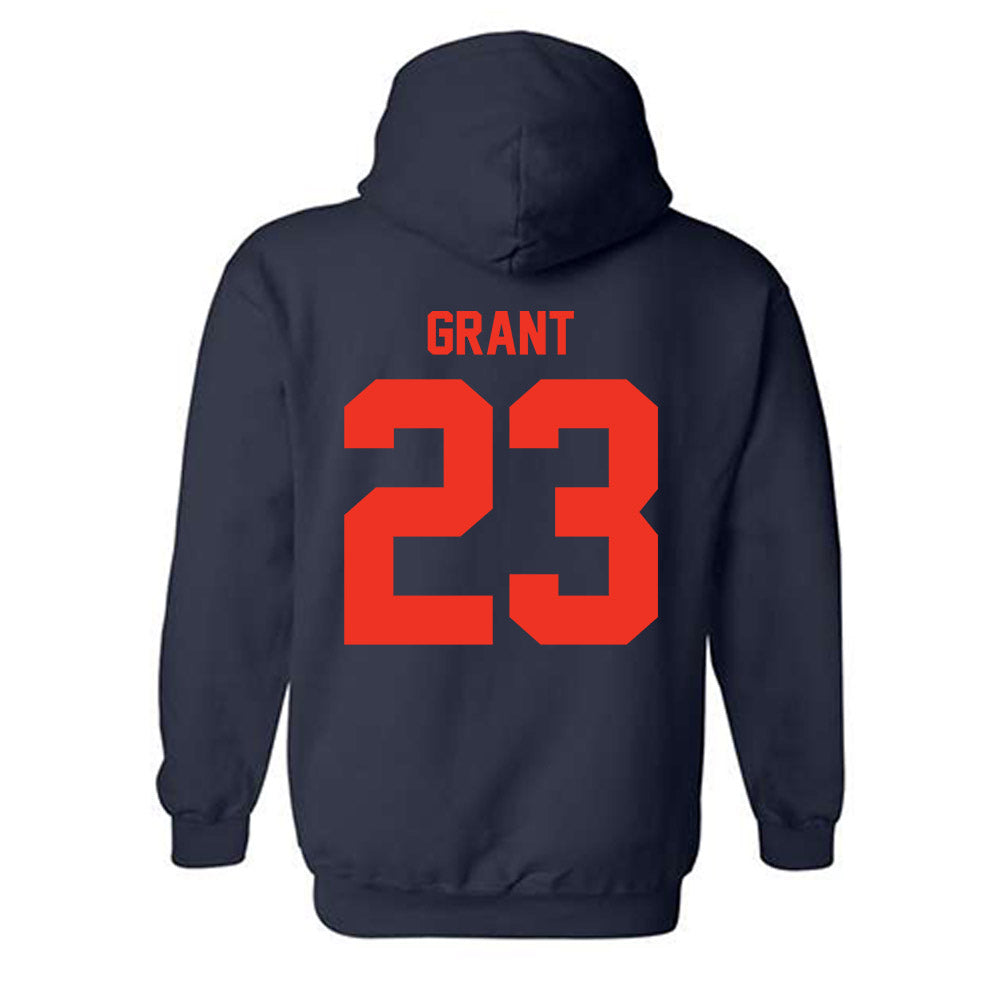 Syracuse - NCAA Football : Devin Grant - Classic Shersey Hooded Sweatshirt-1
