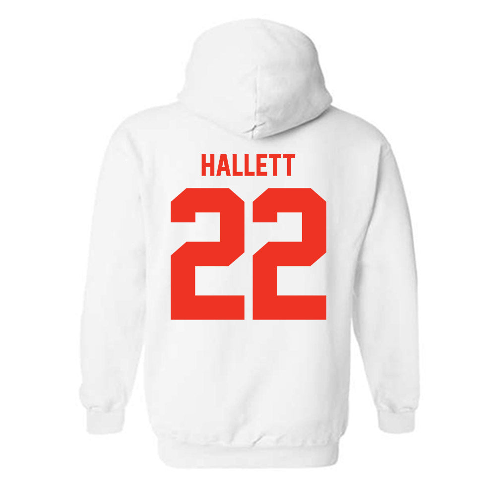 Syracuse - NCAA Women's Ice Hockey : Charlotte Hallett - Classic Shersey Hooded Sweatshirt-1