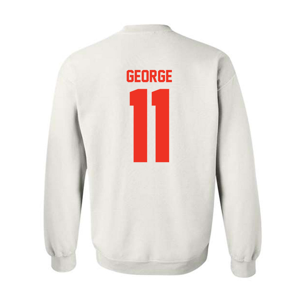 Syracuse - NCAA Men's Basketball : Naithan George - Classic Shersey Crewneck Sweatshirt-1