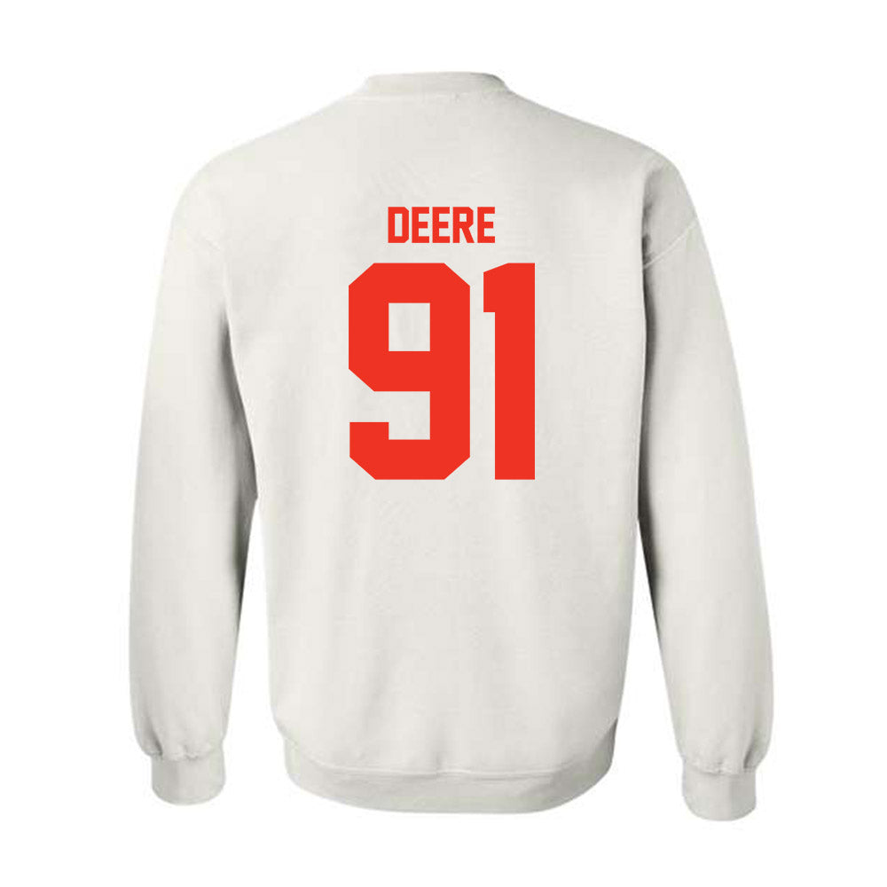 Syracuse - NCAA Men's Lacrosse : Trey Deere - Classic Shersey Crewneck Sweatshirt-1