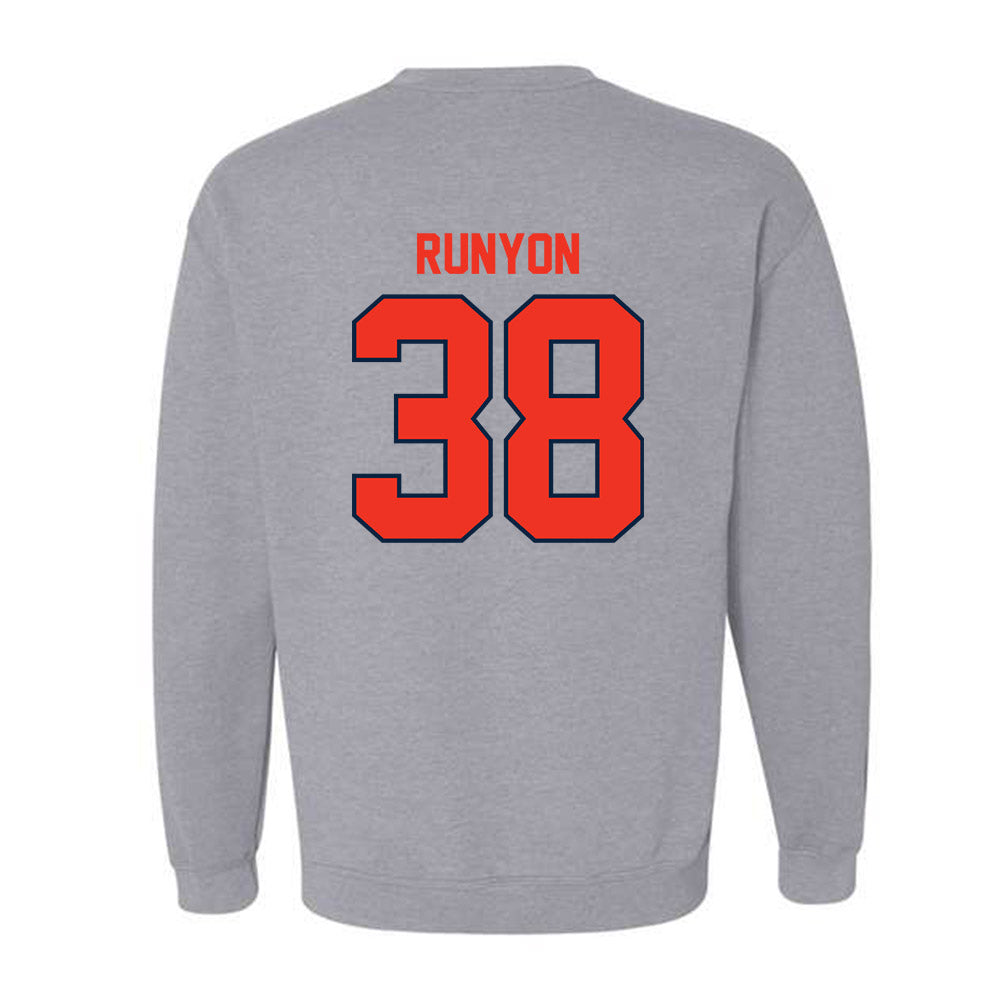 Syracuse - NCAA Football : Max Runyon - Classic Shersey Crewneck Sweatshirt-1