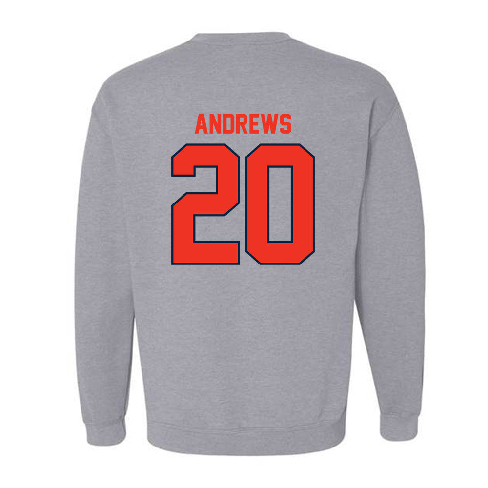 Syracuse - NCAA Football : Rayshon Andrews - Classic Shersey Crewneck Sweatshirt-1