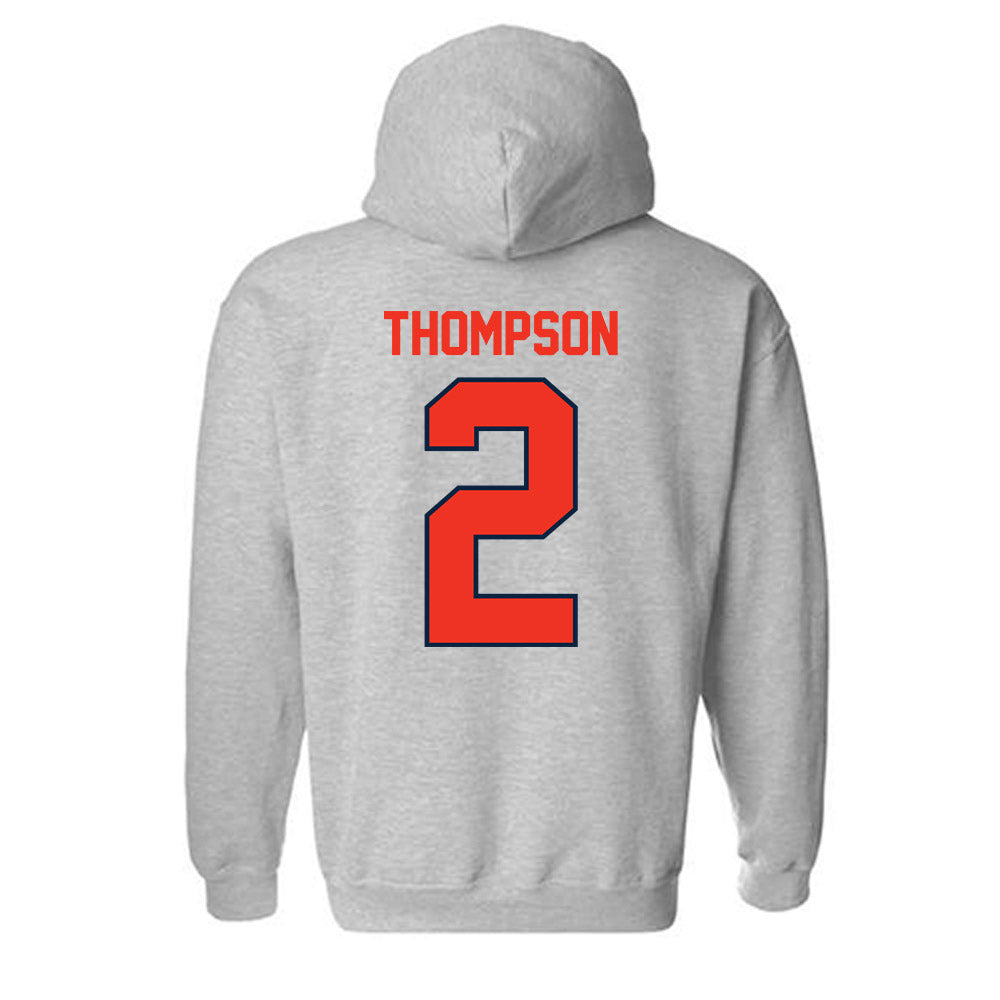 Syracuse - NCAA Women's Basketball : Journey Thompson - Classic Shersey Hooded Sweatshirt-1