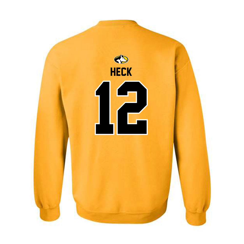 Michigan Tech - NCAA Men's Basketball : Ethan Heck - Generic Shersey Crewneck Sweatshirt