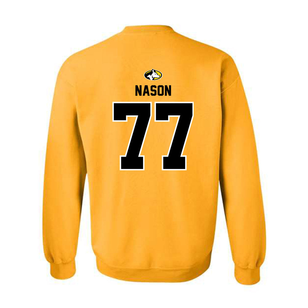 Michigan Tech - NCAA Football : Max Nason - Generic Shersey Crewneck Sweatshirt